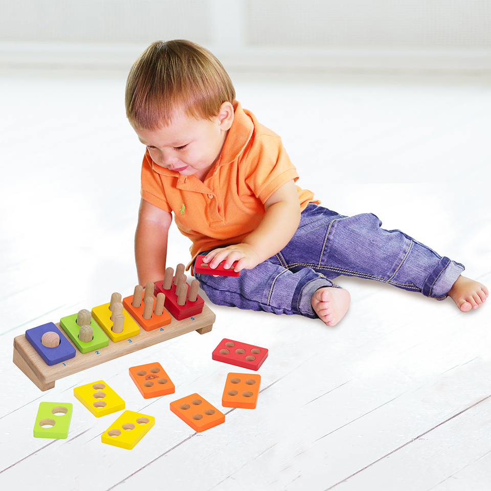 WED-3090 1-5 STACKER | Wonderworldtoy - Natural toys for smart play