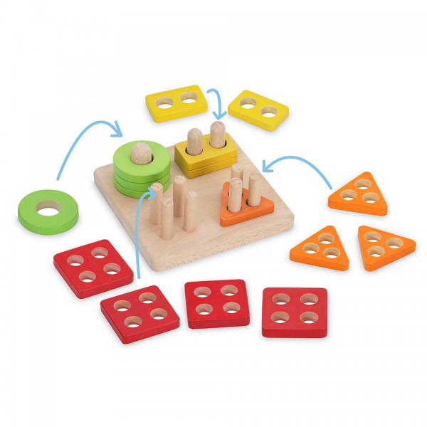 Counting Shape Stacker