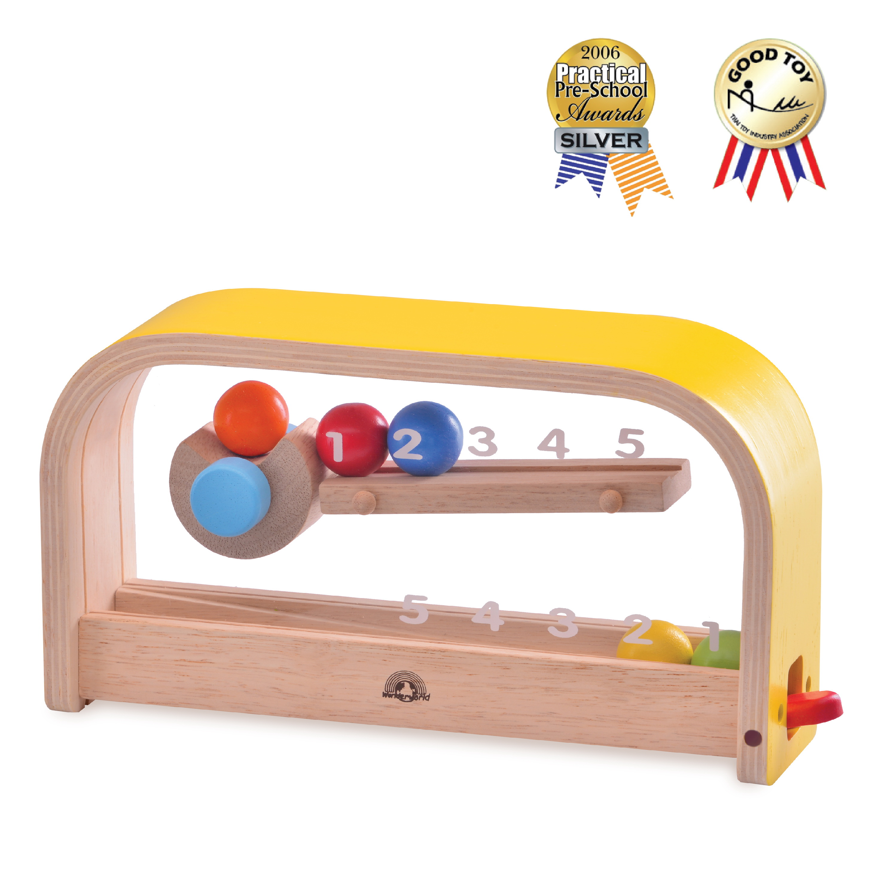 WED 3074 COUNTING BALL Wonderworldtoy Natural toys for smart play