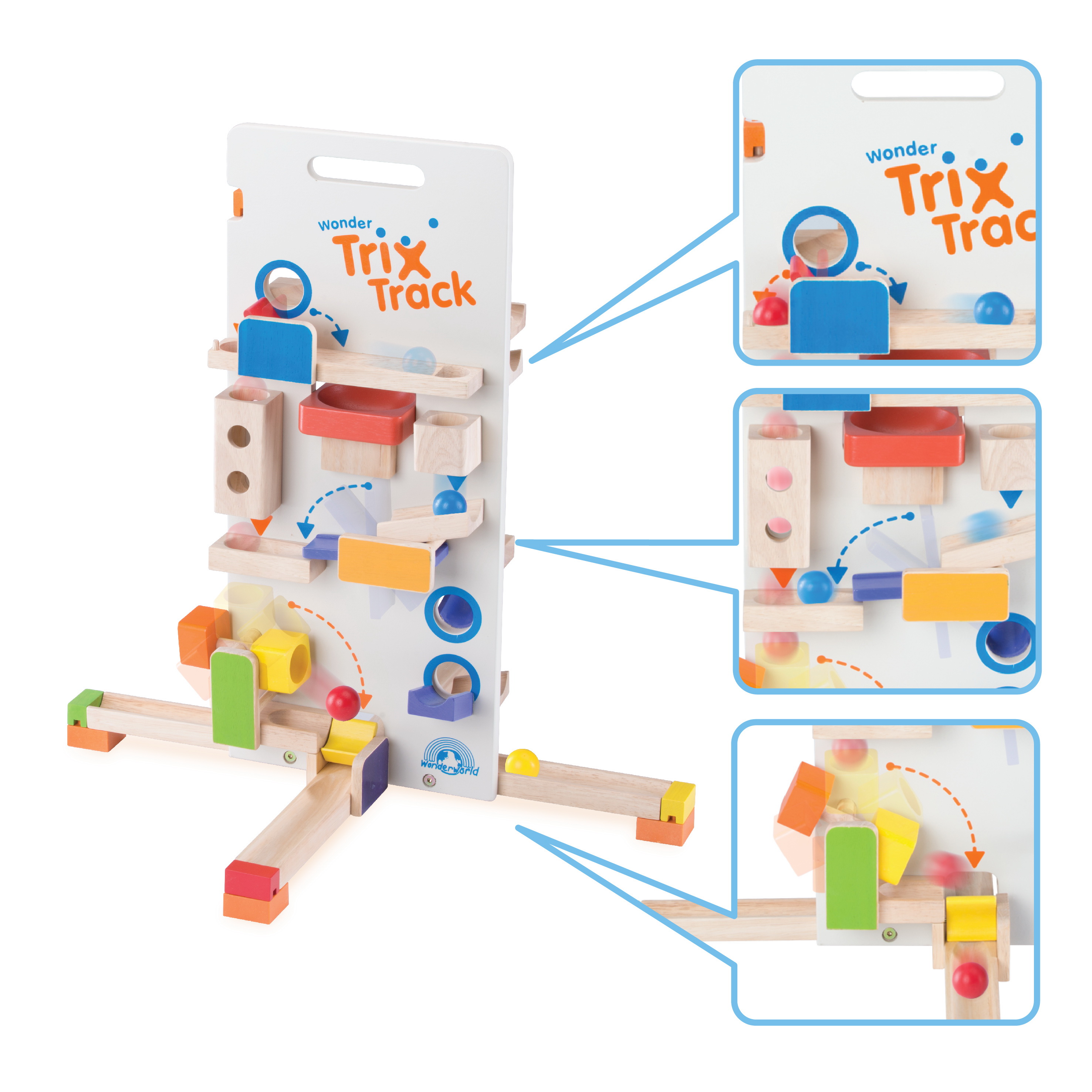WW-7010 TOWER LAUNCHER | Wonderworldtoy - Natural toys for smart play
