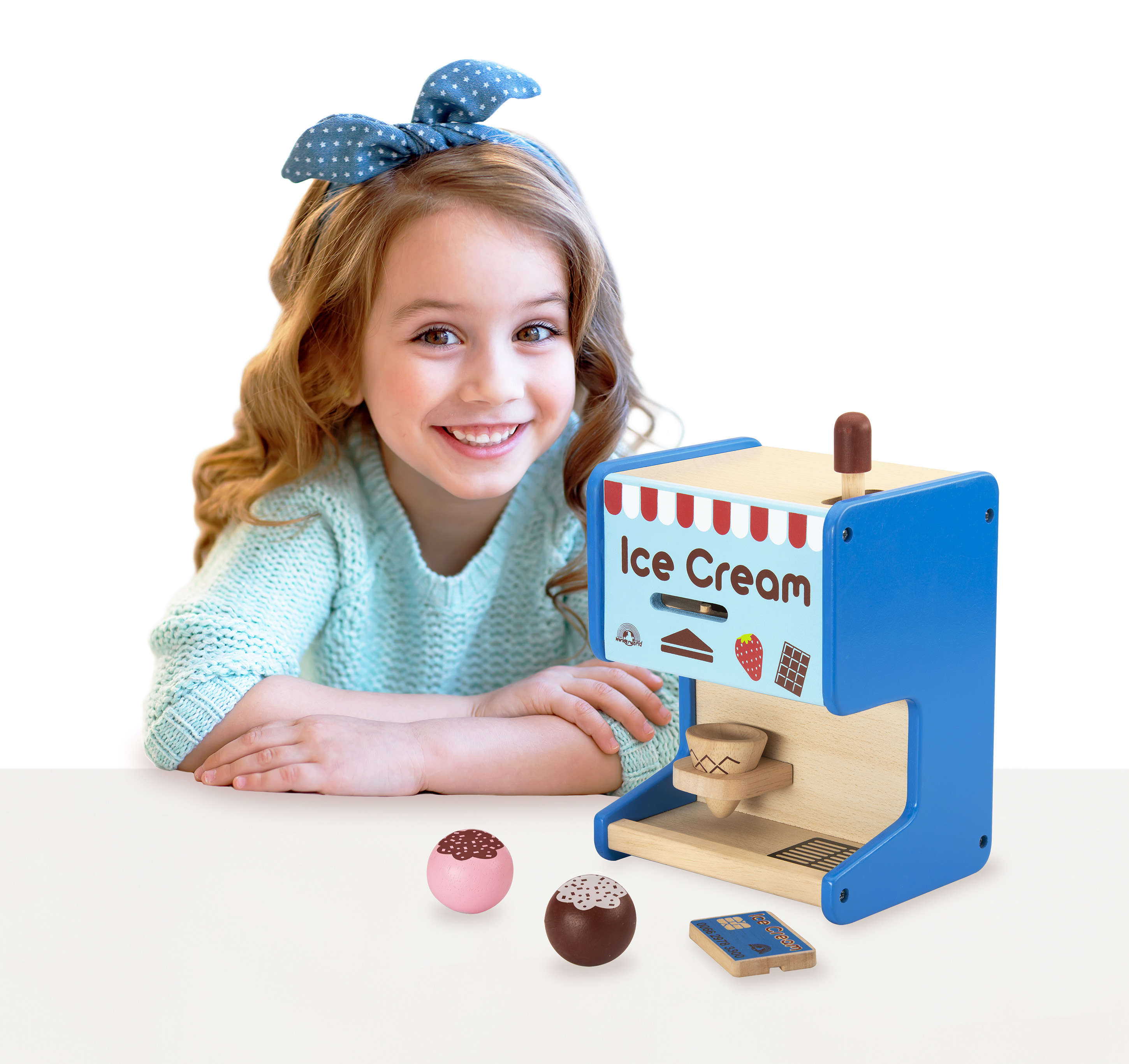 WW4569 ICE CREAM MAKER Wonderworldtoy Natural toys for smart play