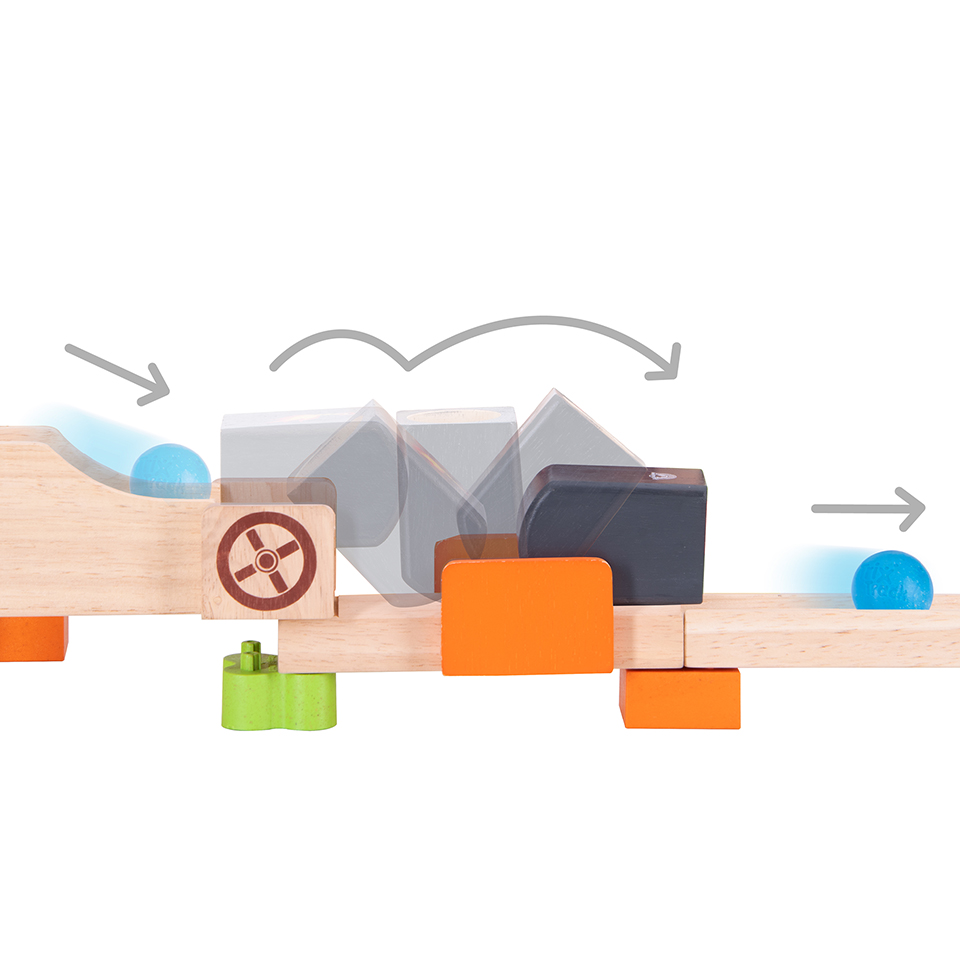WW-7023 FLIP UP TRACK | Wonderworldtoy - Natural toys for smart play